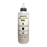 UniKitchen knife oil bottle protects carbon steel blades and guards against rust.