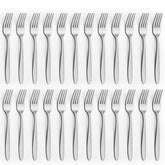 Unokit 24-piece forks set in package for quick kitchen setup