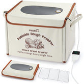 Uoxfill bread proofing box front view, compact design for small kitchens.