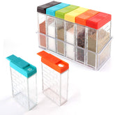 URALFA spice shaker jar pour for precise spice dispensing on the go.