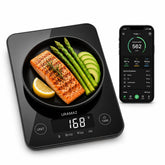 URAMAZ báscula inteligente de cocina con pantalla digital para lectura rápida y control de porciones