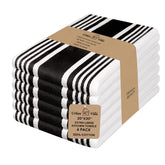Urban Villa kitchen towels set in stylish stripes, perfect for daily use.