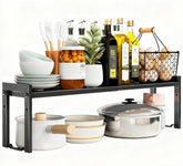 Urhomey Plus expandable shelf, 16–26 inch length, ideal for customizable kitchen organization