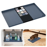 URMONA under-sink mat 16x10 protects cabinets from spills.