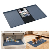 URMONA under-sink mat 34x22 protects cabinets from spills.
