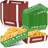 UROINEPA football party favors plates in two patterns perfect for sharing at gatherings.