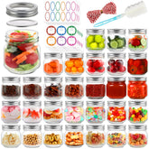 UrSpeedtekLive 8 oz mason jar with regular lid for clear storage