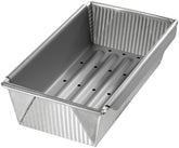 USA Pan meatloaf pan with insert for easy release.