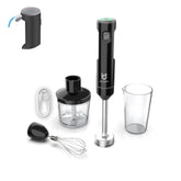 UTALENT cordless hand blender with detachable arm for easy cleaning and versatile blending.