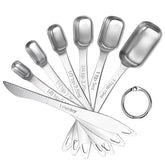 U-Taste narrow square measuring spoon 1/8tsp with leveler for precise baking.
