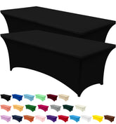 Utopia Kitchen 8ft tight-fit spandex tablecloth for a polished, slip-free setup
