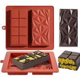 UWILLION chocolate bar mold deep Dubai 1-inch for smooth pistachio bars