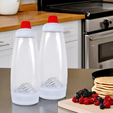 UZOU 2-pack pancake batter dispenser bottle for precise pouring and quick batter prep.