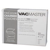 VacMaster 40722 3-mil chamber pouch, clear 8x10, helps identify contents and extend freshness