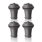 Vacu Vin wine saver stopper in bottle creating an airtight seal for lasting freshness.