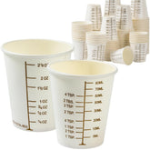 Vakly 3 oz cups with wax coating provide leak resistance during use.