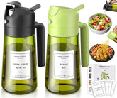 Vakoo 2-in-1 oil sprayer front view for precise spray and pour versatility.