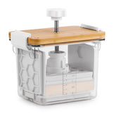 Valleyhike Tofu Press with dishwasher-safe design removing moisture from extra-firm tofu.