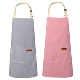 VALOME pink two-pocket apron for quick access while cooking