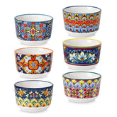 Vancasso 4oz ramekins in Bohemian creme brulee style for single-serving desserts.