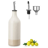 Vancasso ceramic oil dispenser bottle with drip-free spout for tidy pouring.