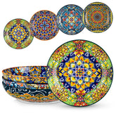 Vancasso pasta bowls with Bohemian pattern for vibrant table styling