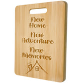 Vanzard engraved bamboo cutting board for housewarming, a functional keepsake
