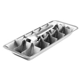 VBQFDPH 18-slot metal ice tray with lever release for effortless ice.