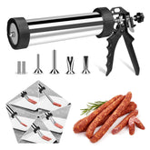 Vdsfand jerky gun barrel for steady, even meat extrusion.