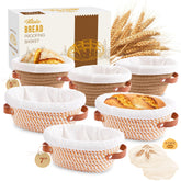 VEDALIO round 5-inch bread proofing basket for even dough proofing.