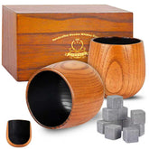 Veelgeluk charred whiskey glass 10oz enhances oak notes for a richer sip.