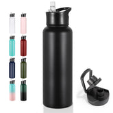 VEGOND 40 oz insulated bottle front view for daily hydration.