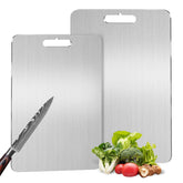 Vehequny titanium cutting board 2-pack on counter for organized prep and easy access