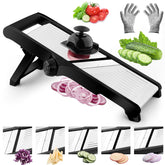 VEKAYA Mandoline Slicer with safety gloves for safer slicing