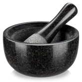 Velaze granite mortar 580ml shows a durable nonporous surface for grinding herbs.