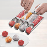 VEMJO meatball maker with ergonomic handle for comfortable shaping.