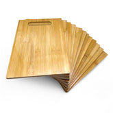 Ven-Trap bamboo cutting board 12x9 pack of 12, durable for daily prep.