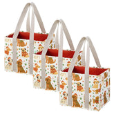 VENO Christmas bags stand open for easy loading and organization.