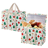 VENO Christmas cooler bag interior shows generous space to keep perishables cold.