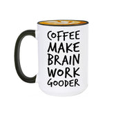 Veracco coffee mug with a large C-handle for comfortable daily use.