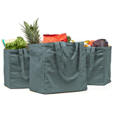 VeraMia canvas grocery set with dual handles for easy carrying.