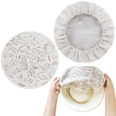 Verigud 12-inch bread-proofing cover with liner keeps dough clean and evenly humidified.