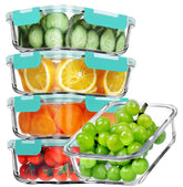 VERONES 36oz glass meal prep container for fresh leftovers and portioning.