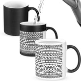 Vesici heat-change mug showcases color shift when hot