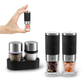 VEVOK CHEF mini grinders front view for on-the-go seasoning.