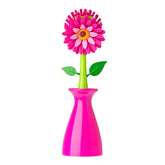Vigar Flower Power dish brush with handle for comfortable cleaning