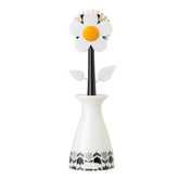 Vigar Flower Power dish brush with holder keeps workspace tidy and accessible.