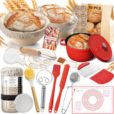 VIMERPA enamel pot with lid for even heat and crusty bread