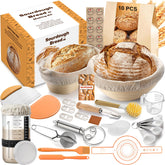 VIMERPA sourdough starter jar with date band for precise fermentation