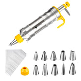 Vinland dessert decorating syringe set with frosting gun for precise, smooth icing
